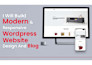build responsive wordpress website design and redesign or blog